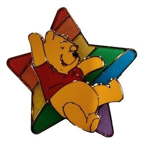 Disney Winnie the Pooh Rainbow Star AP Artist Proof Pin 00001